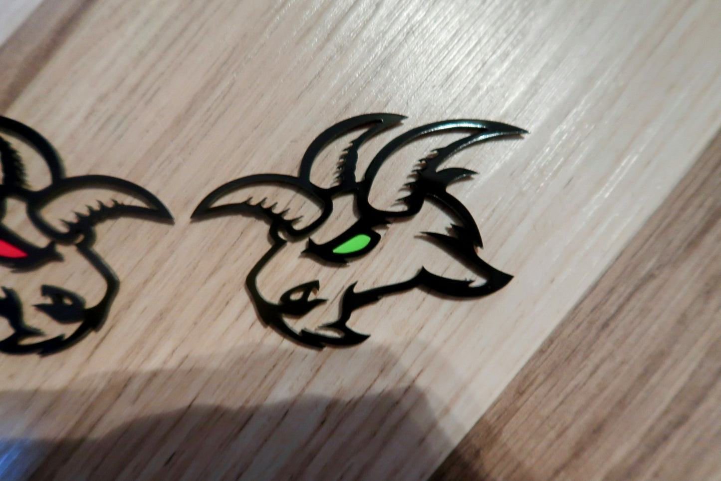3 Horn Goat badges. Includes 2.