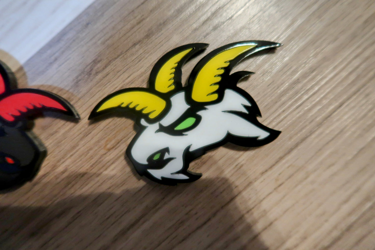 3 horn Goat type 2 badges. Includes 2.