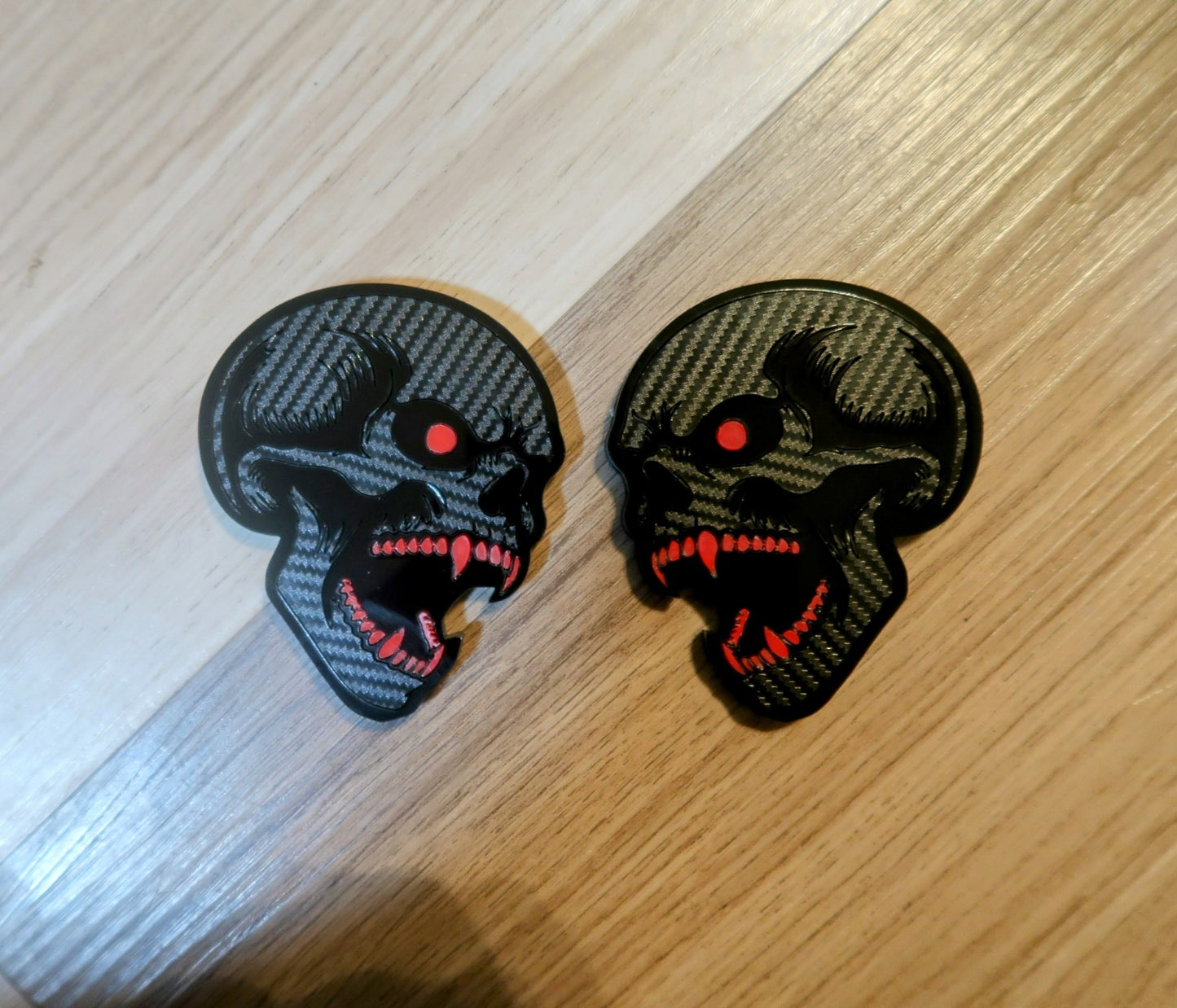 Vampire Skull badges. Includes 2.