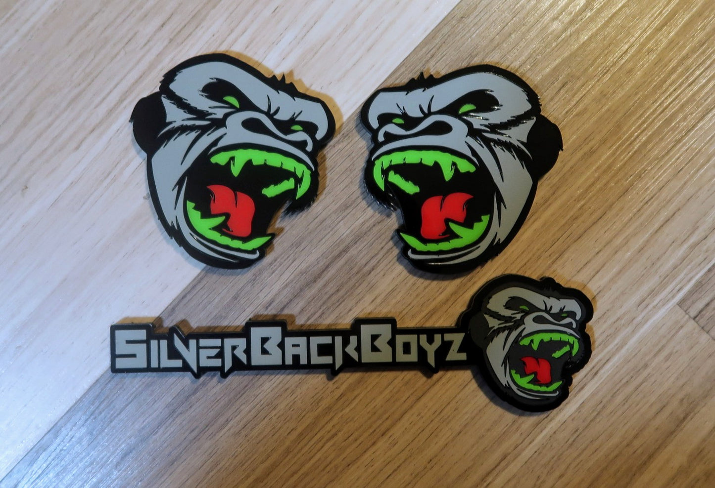 Gorilla car badge set