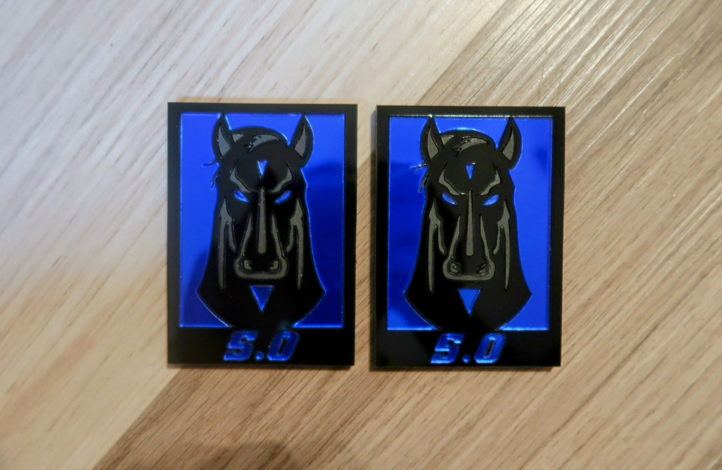 Dark Stallion Car Badge. Includes 2.