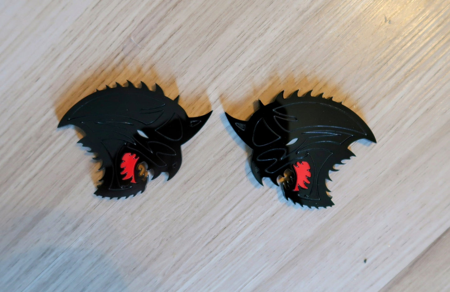 Cat from the Abyss badges. Includes 2.