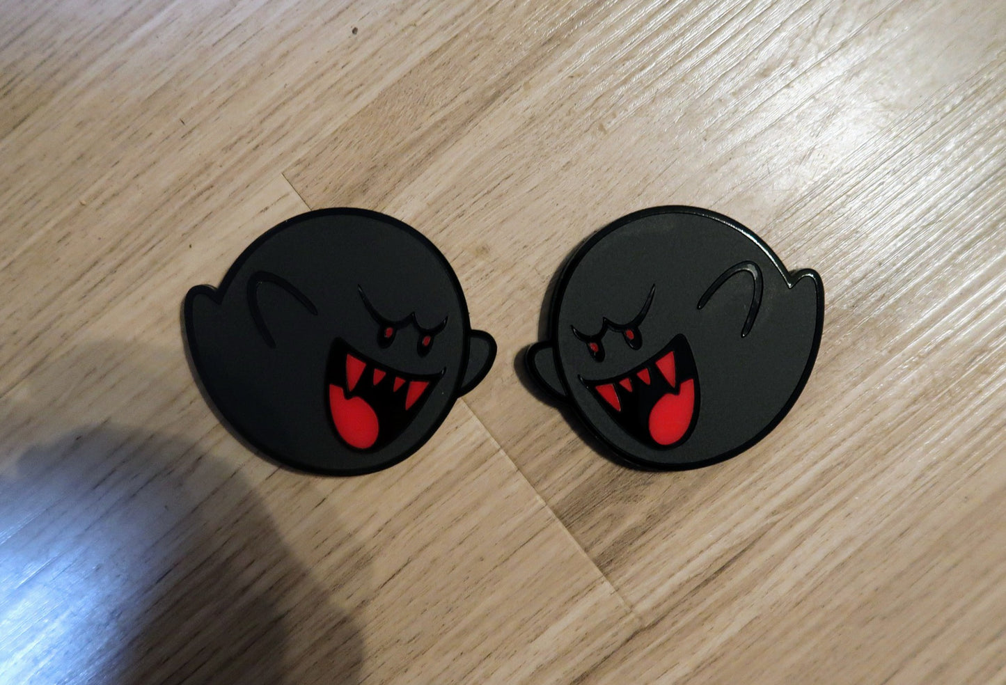 Boo badges x2.