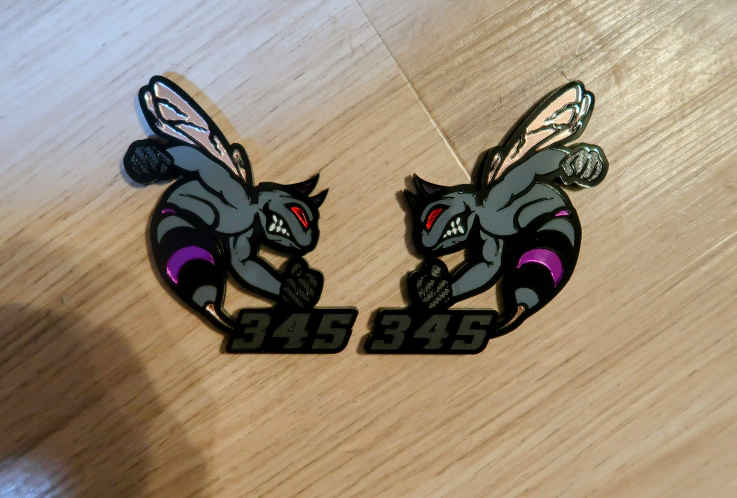Devil 392, 345, or 426 fender badges. Includes 2.