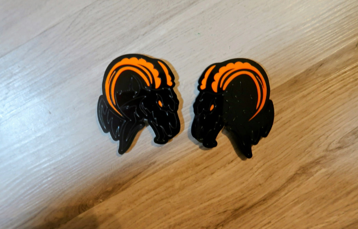 Agressive Ram Fender badges. Includes 2.