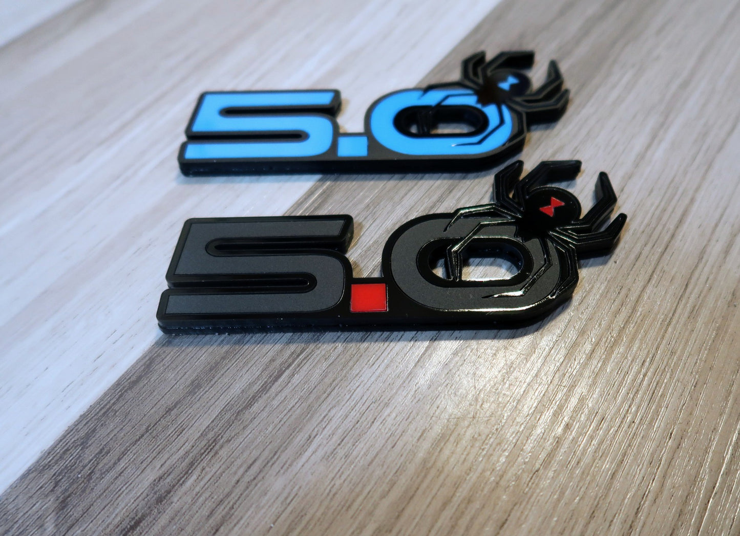 5.0 Spider badges. Includes 2.