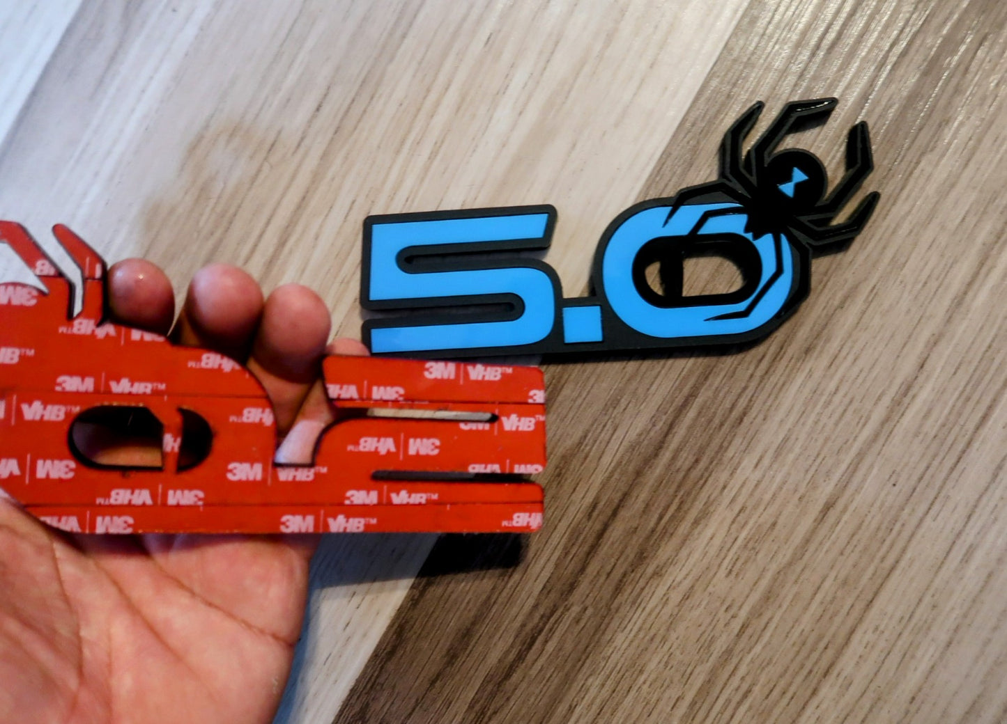 5.0 Spider badges. Includes 2.