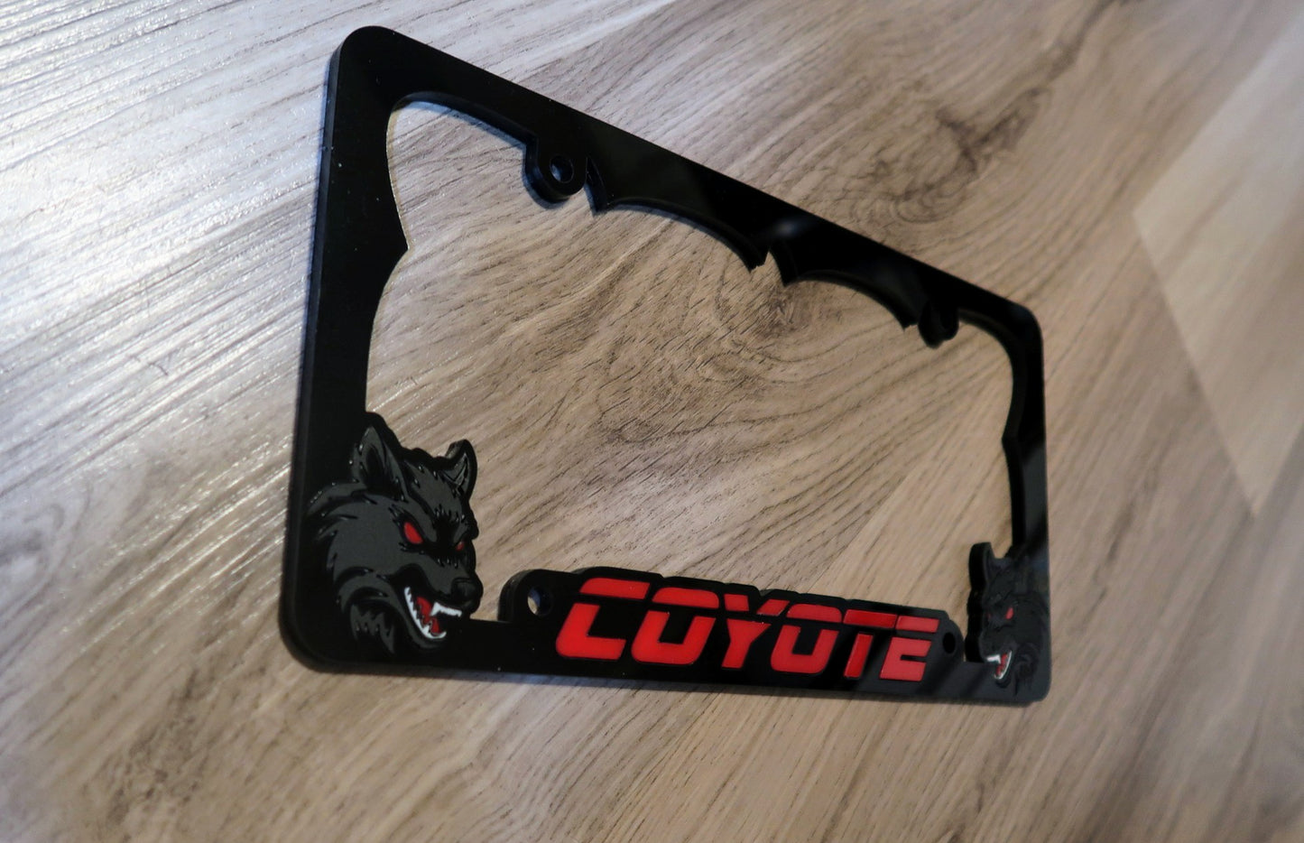 Coyote License Plate Frame
