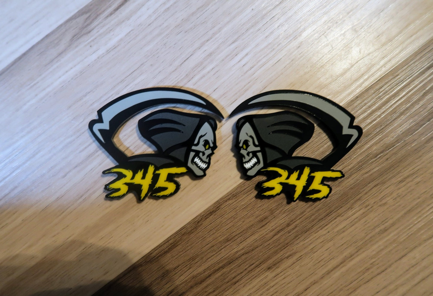 Grim Reaper badge. Includes 2.