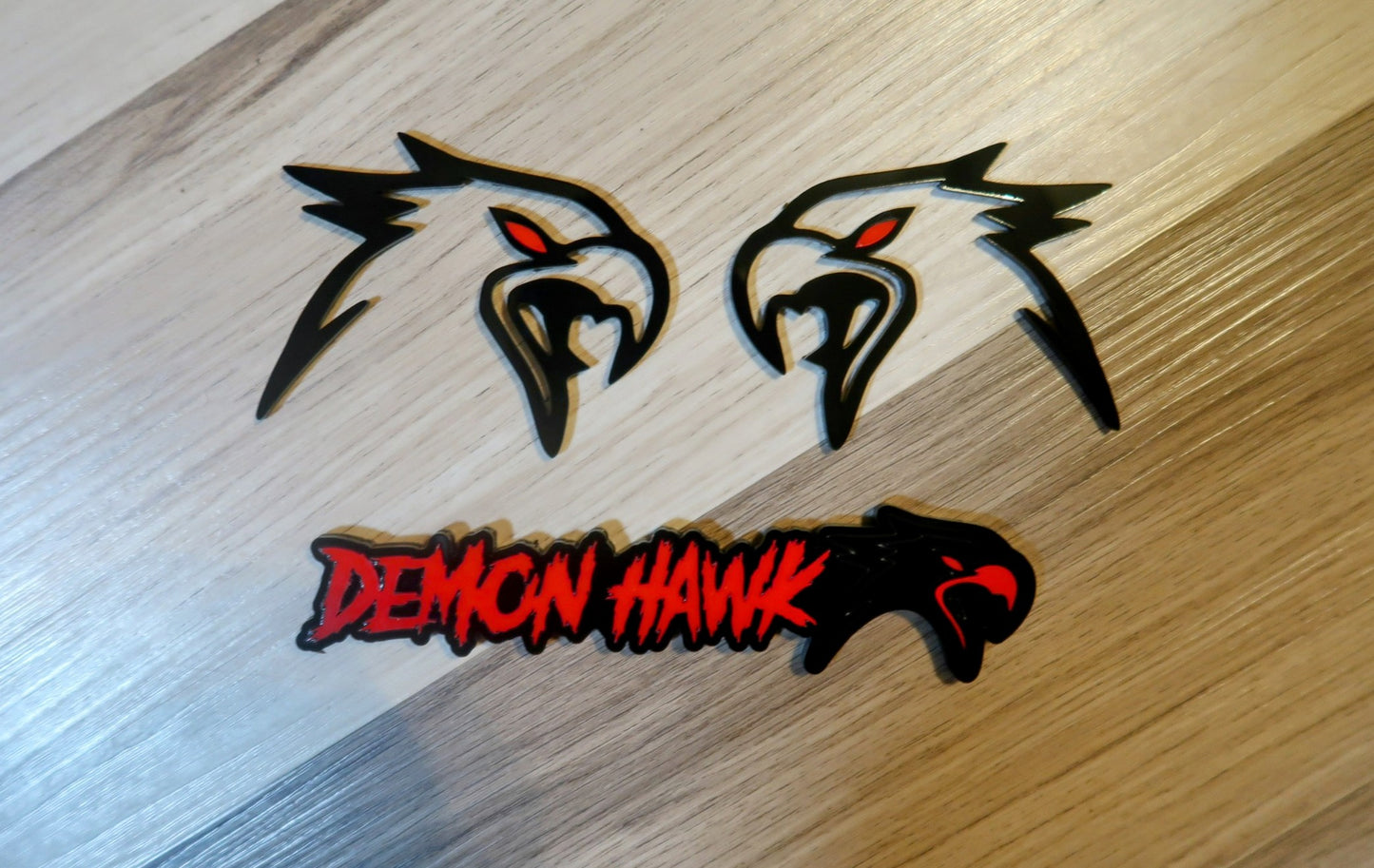 Demon Hawk badge set