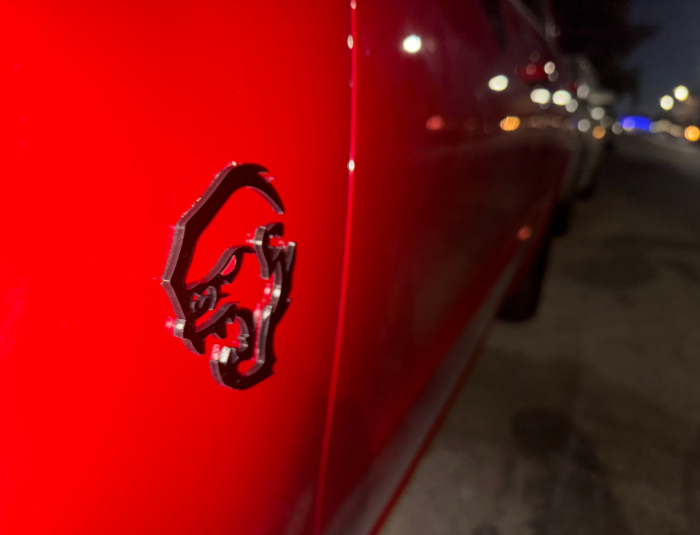 Hell Gorilla fender badges. Includes 2.