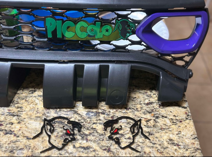 Piccolo Badge set. Includes 3 badges.