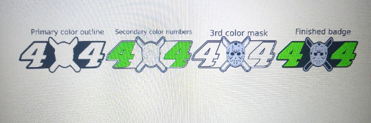4x4 car badge