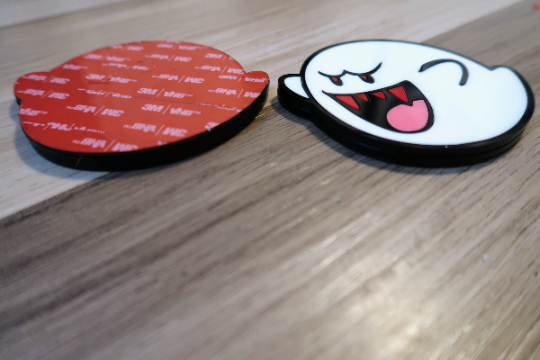 Boo badges x2.
