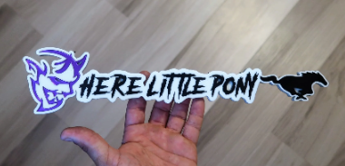 Here Little Pony Badge