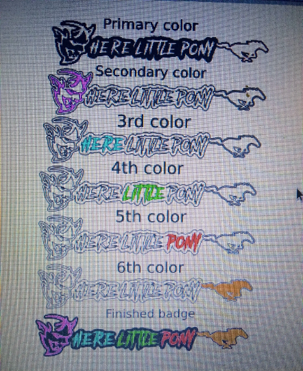 Here Little Pony Badge