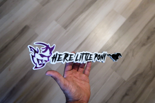 Here Little Pony Badge