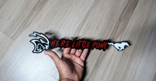 Here Little Pony badge. Type 2