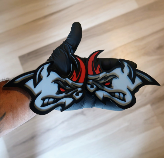 Aggressive Rhino fender badges.