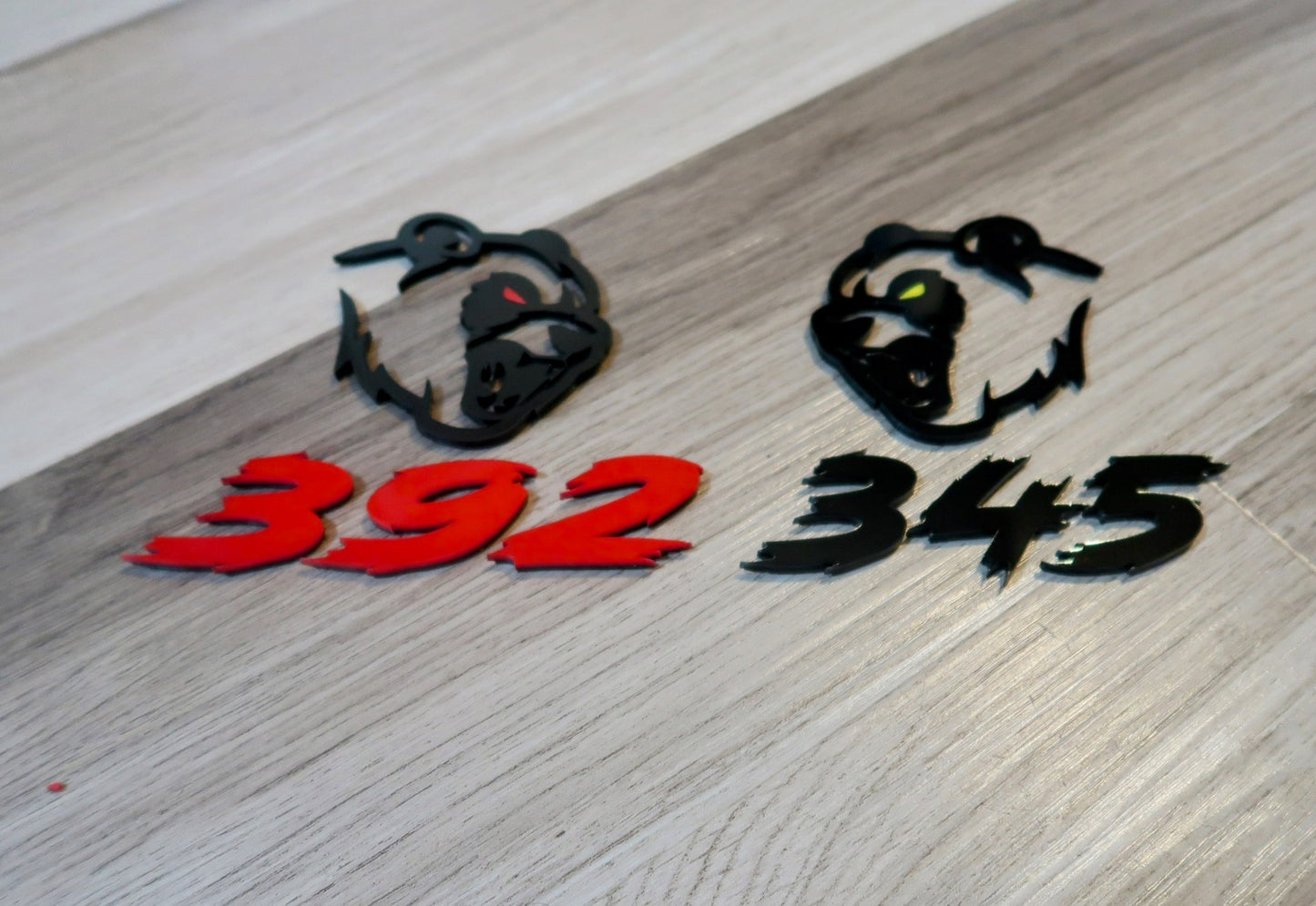 Hell Panda Badges. Includes left and right fender.