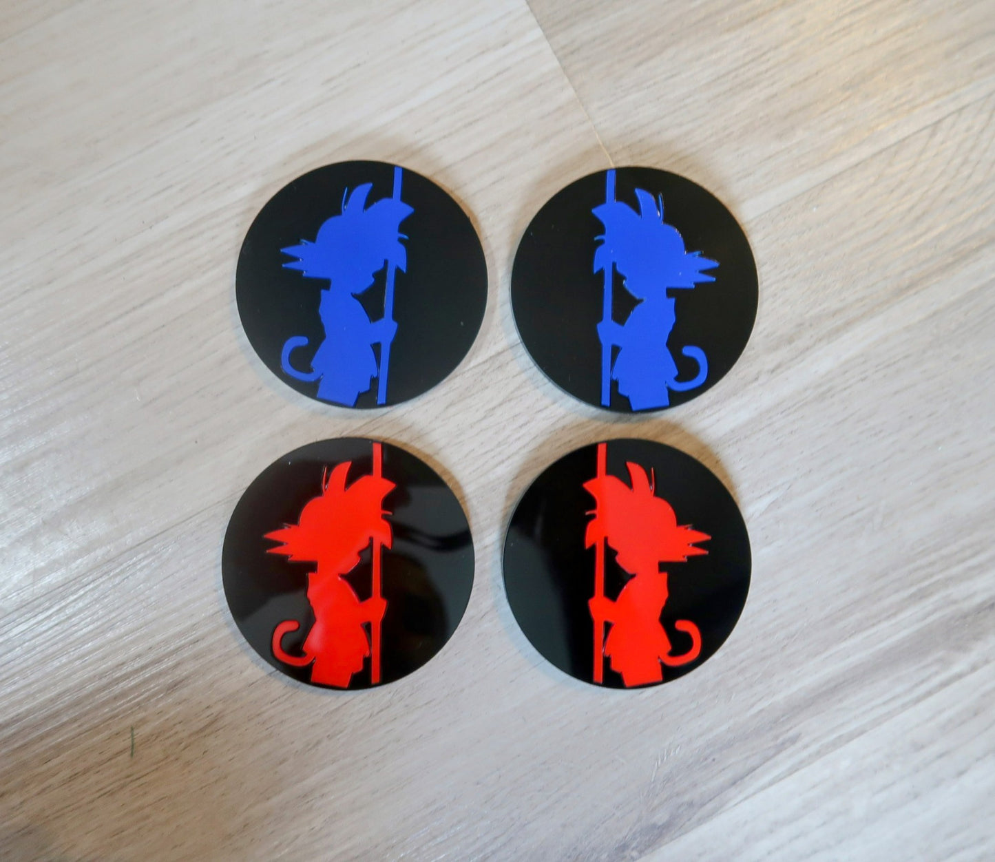 Inspired DBZ badge. Includes 2