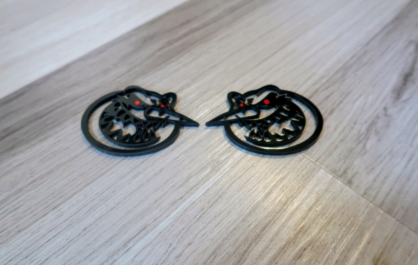 Possessed Snowman badges. Includes 2