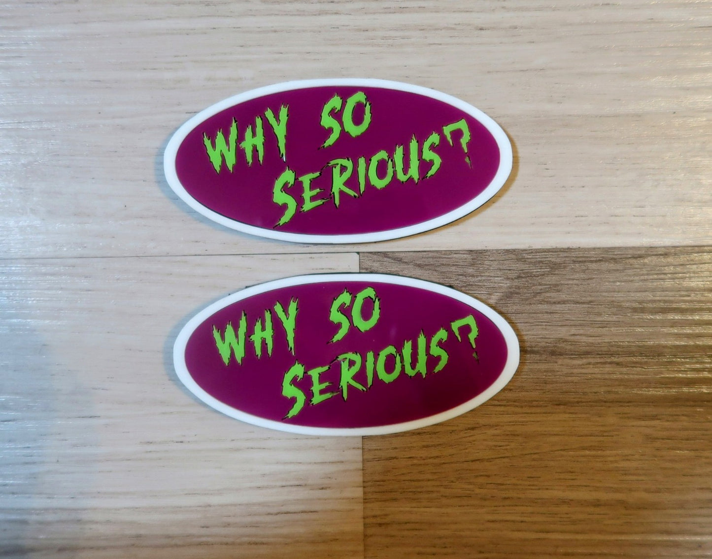 Joker badges. Includes 2