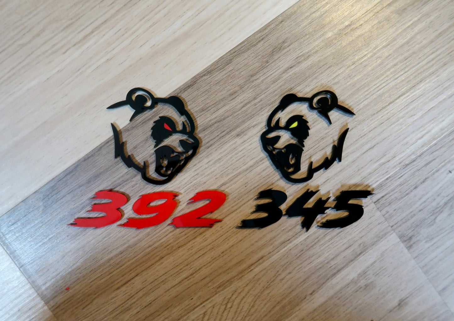 Hell Panda Badges. Includes left and right fender.