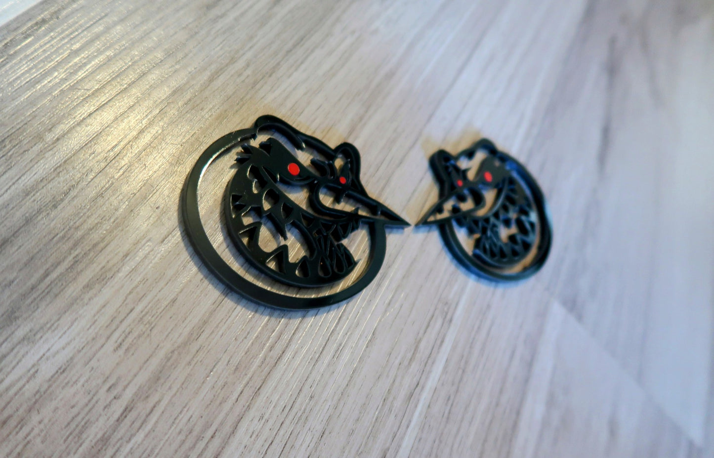 Possessed Snowman badges. Includes 2