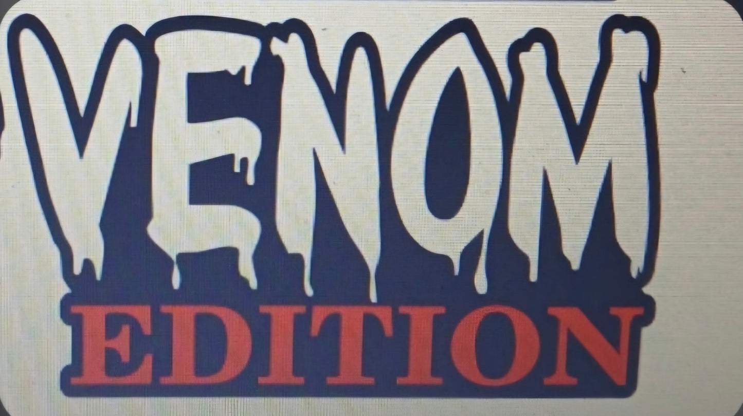 Venom Edition badge. Set of 3