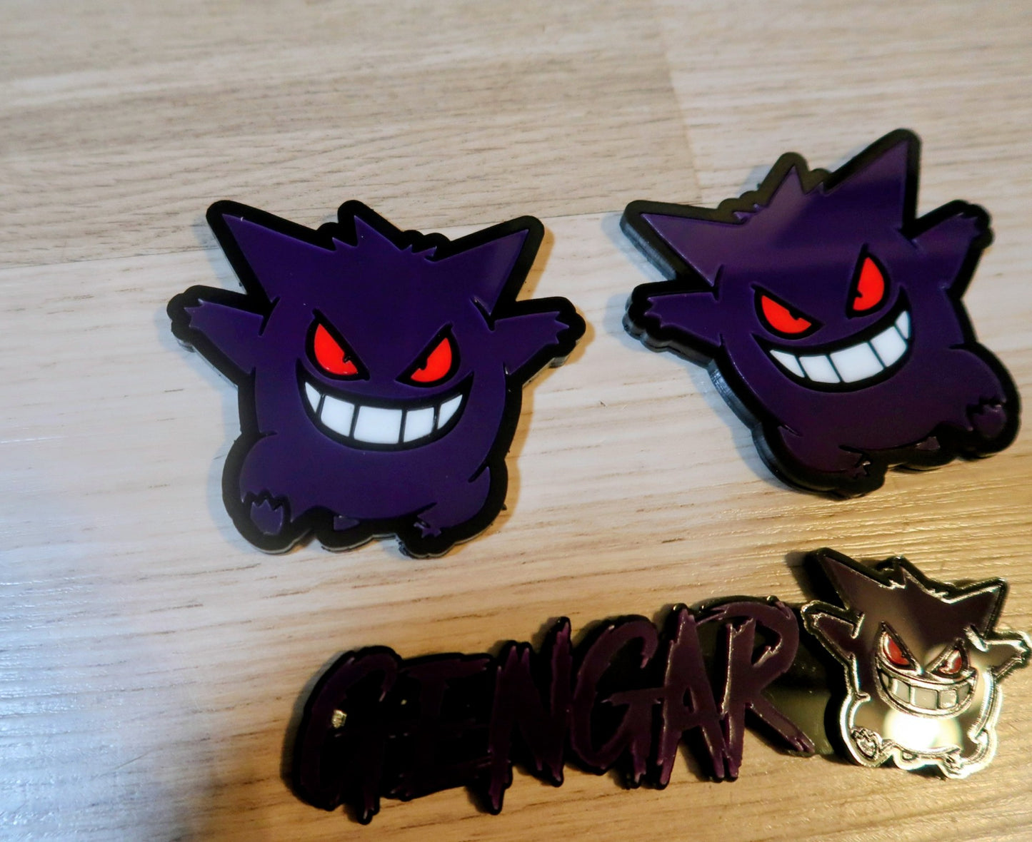 Gengar set of 3 badges