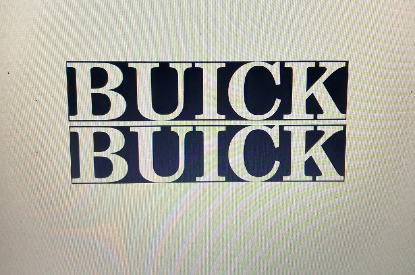 BUICK badges. Includes 2
