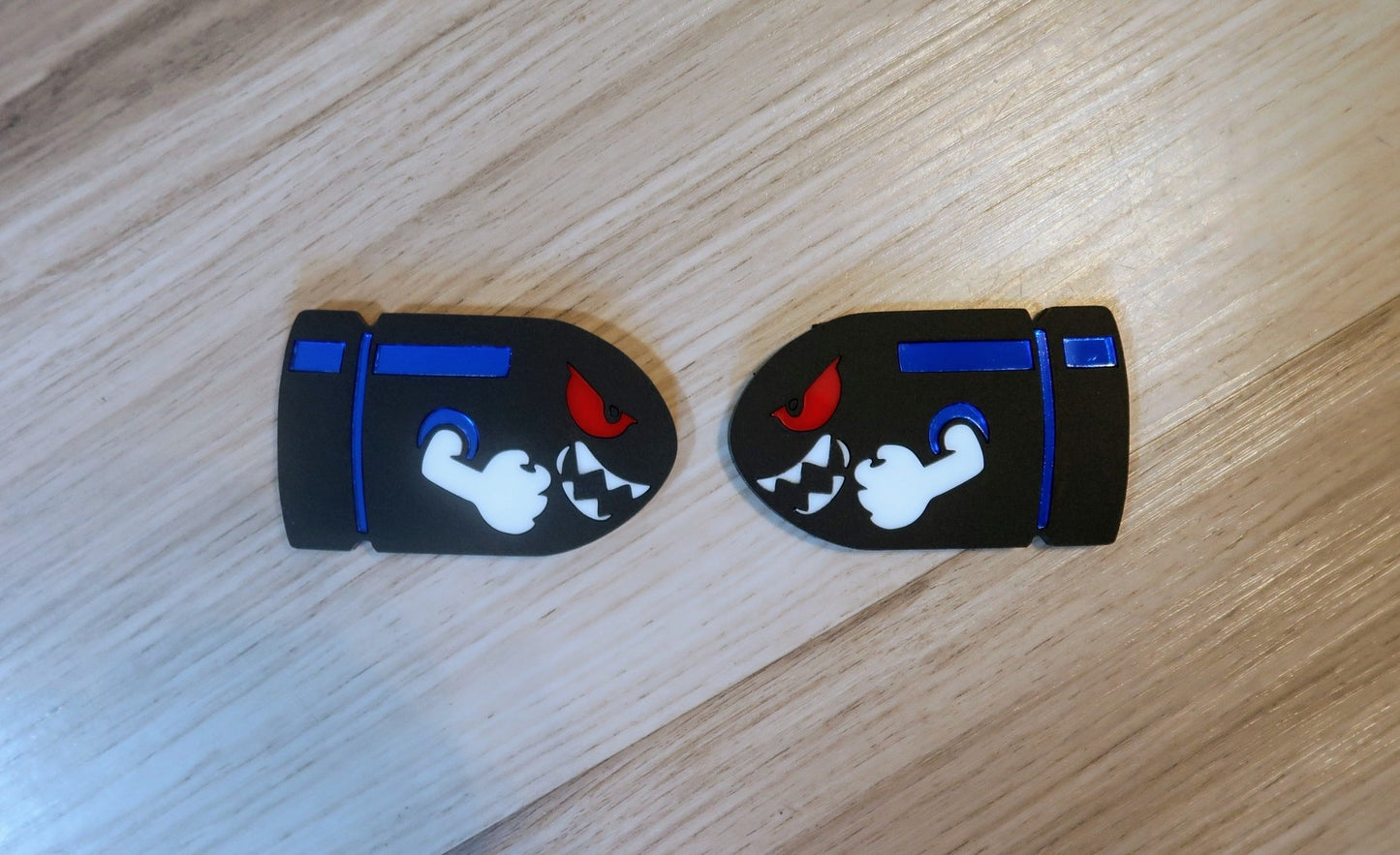 Bullet Bill car badge, Includes 2.