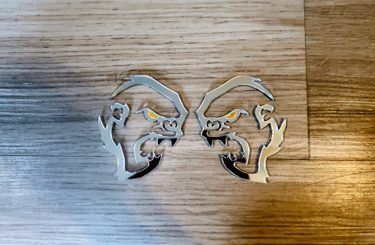 Hell Gorilla fender badges. Includes 2.