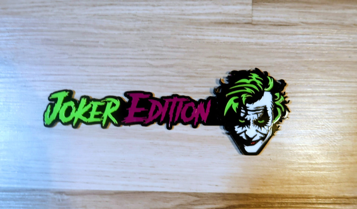 Joker Edition trunk/grille badge.