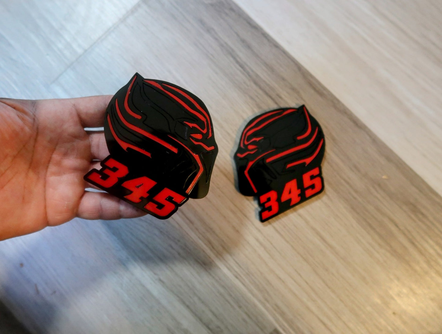 Black Panther set of 4 badges.