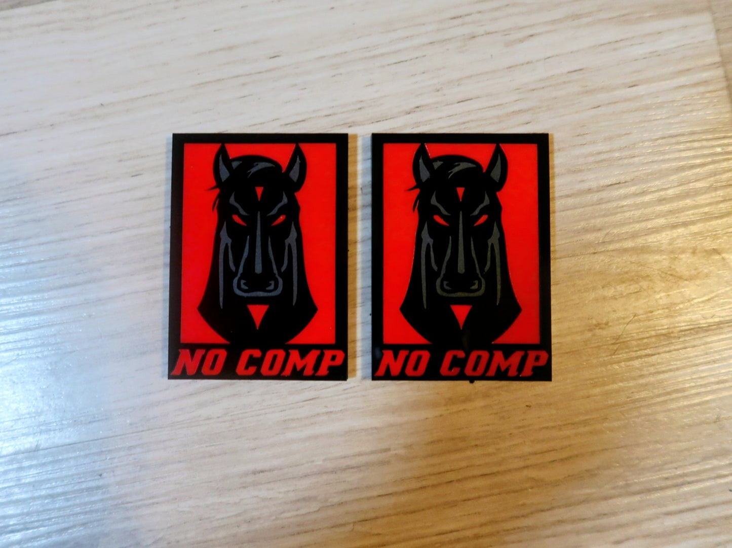 Dark Stallion Car Badge. Includes 2.