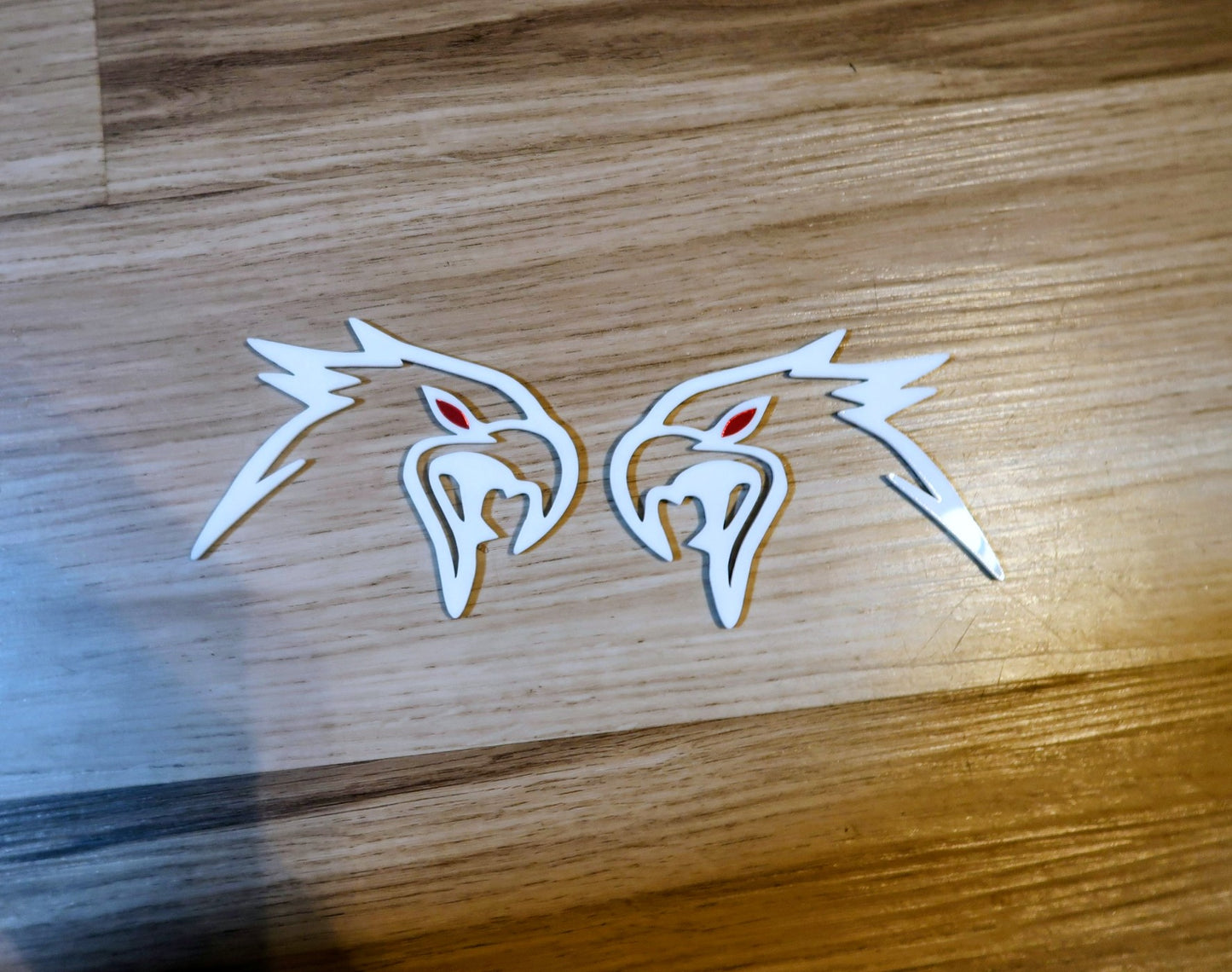 Hawk fender badges, includes 2.