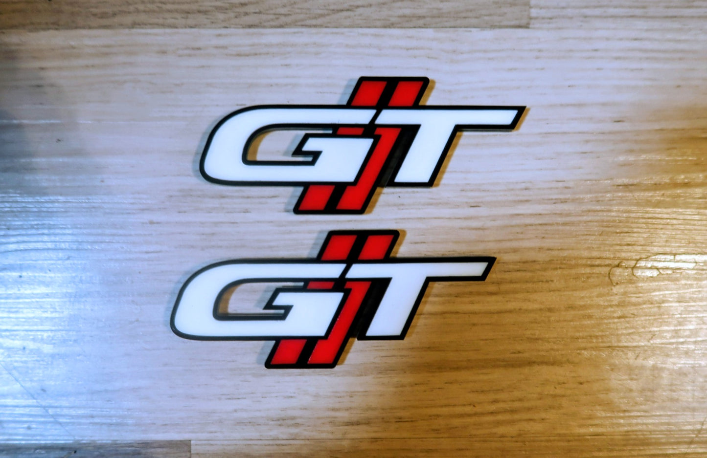 GT badges. Includes 2