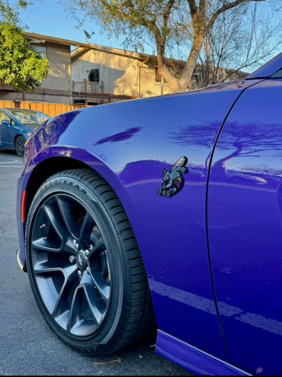 392 or 345 fender badges. Includes 2.