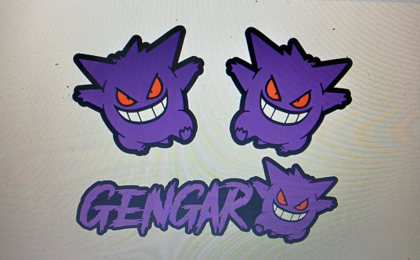 Gengar set of 3.