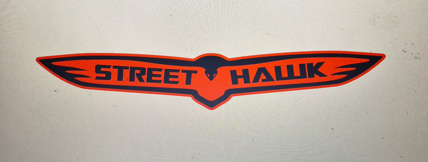 Street Hawk badge. Includes 1