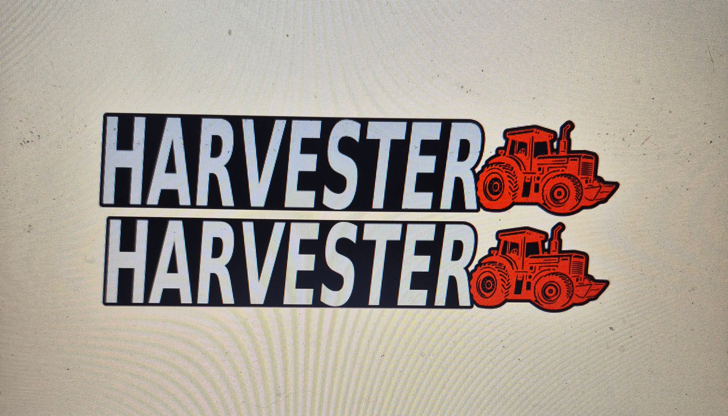 Harvester Badges. Includes 2