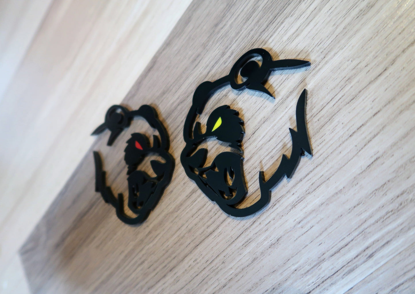 Hell Panda badges. Includes 2