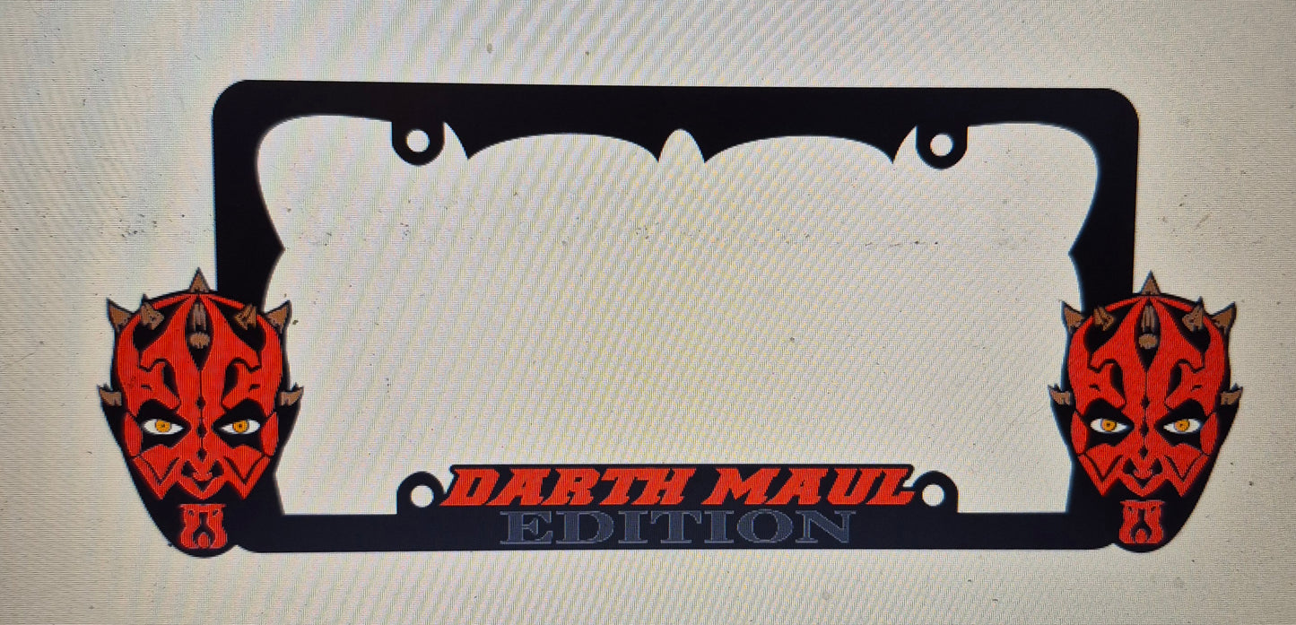 Darth Maul License Plate Frame