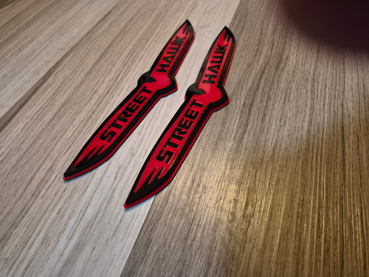 Street Hawk badge. Includes 1