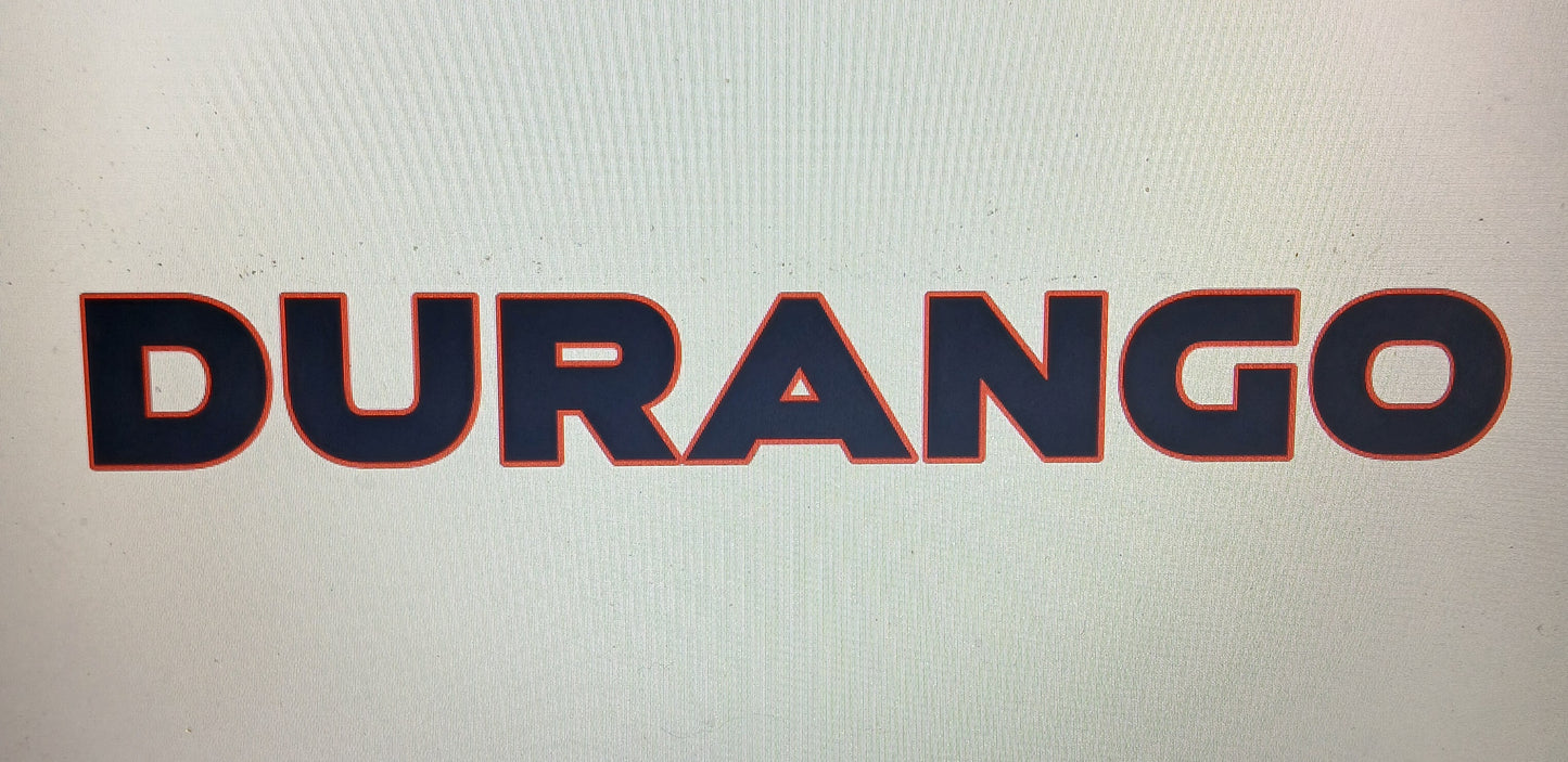 Durango Text Badge