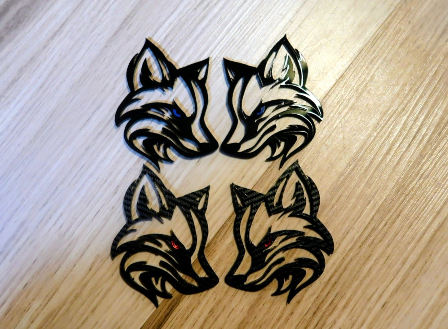 Fox fender badges. Includes 2.