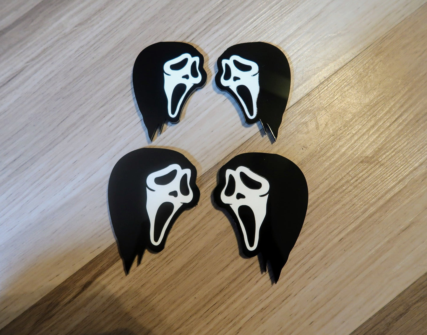 Ghostface badges, includes 2.
