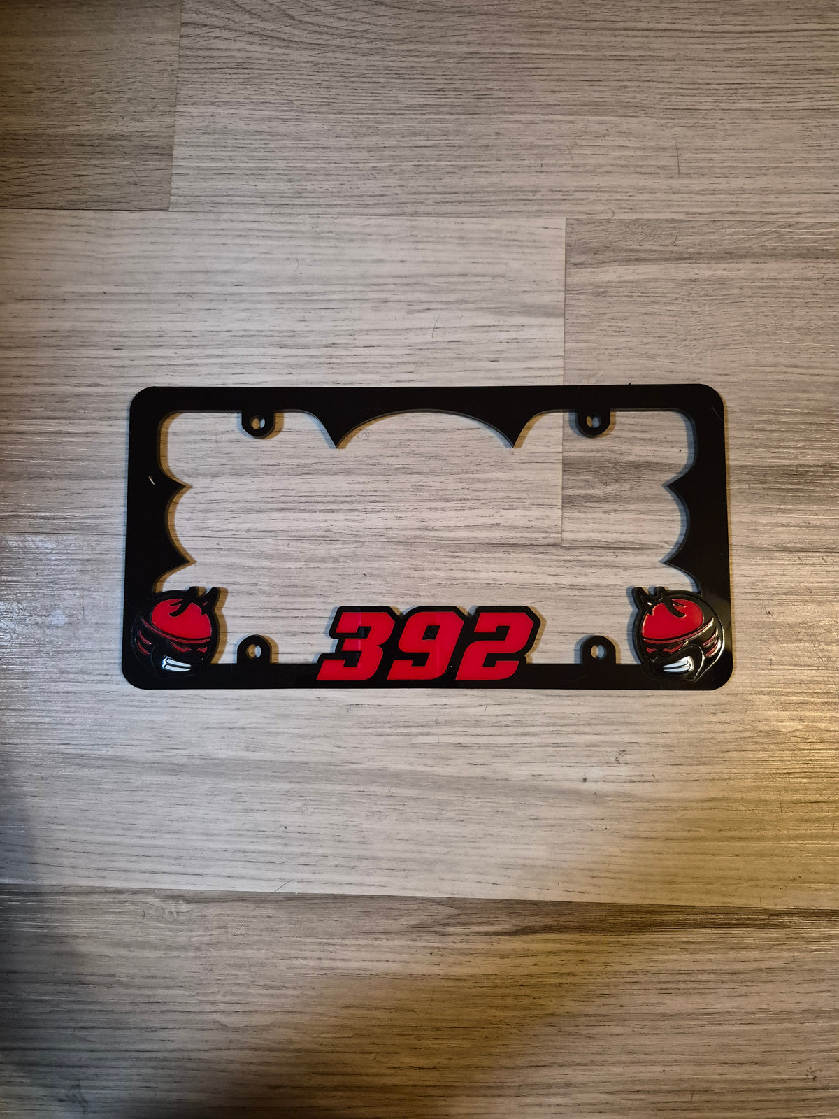 Custom 392,or 345 License Plate Frame